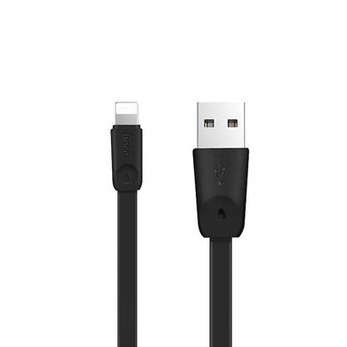 Кабель Lightning to USB Hoco X9 1 метр черный Black фото