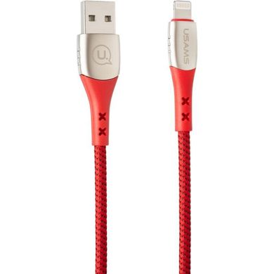 Кабель Lightning to USB Usams US-SJ303 1,2 метра красный Red фото
