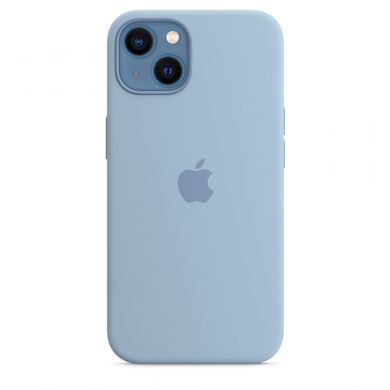 Чохол Silicone Case with Magsafe для iPhone 13 Blue Fog AAA фото