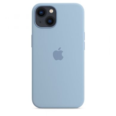 Чохол Silicone Case with Magsafe для iPhone 13 Blue Fog AAA фото