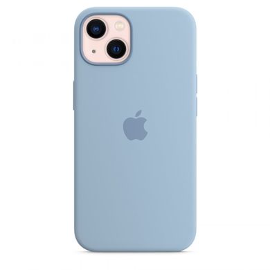 Чохол Silicone Case with Magsafe для iPhone 13 Blue Fog AAA фото