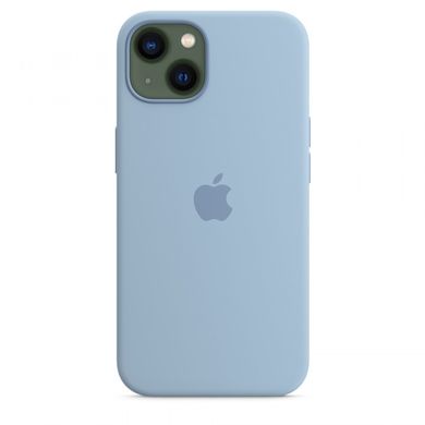 Чохол Silicone Case with Magsafe для iPhone 13 Blue Fog AAA фото