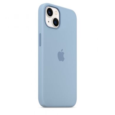 Чохол Silicone Case with Magsafe для iPhone 13 Blue Fog AAA фото