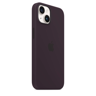 Чохол Silicone Case with Magsafe для iPhone 14 Elderberry AAA фото