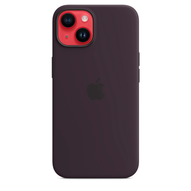 Чохол Silicone Case with Magsafe для iPhone 14 Elderberry AAA фото