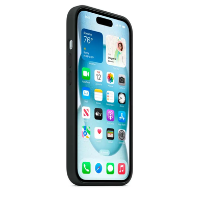 Чехол Silicone case with MagSafe для Apple iPhone 15 Winter Blue AAA фото