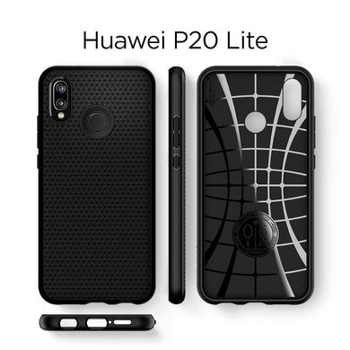 Чохол протиударний Spigen Original Liquid Air для Huawei P20 Lite / Nova 3e чорний Black фото