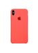 Чохол силіконовий soft-touch RCI Silicone case для iPhone X / Xs помаранчевий Peach фото