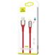 USB Cable Usams US-SJ303 U-Tone Series Lightning Red 1.2m