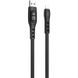 USB Cable Hoco S6 Sentinel Lightning Black 1m (with display)