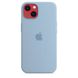 Чохол силіконовий soft-touch Apple Silicone case with MagSafe для iPhone 13 синій Blue Fog