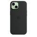 Чохол Apple Silicone case with MagSafe для iPhone 15 Black AAA