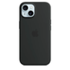 Чехол Apple Silicone case with MagSafe для iPhone 15 Black AAA