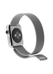 Ремешок Milanese Loop для Apple Watch 38/40mm металлический серебристый магнитный ARM Series 6 5 4 3 2 1 Silver фото