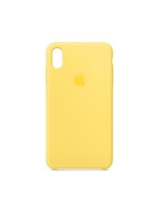 Чохол силіконовий soft-touch ARM Silicone case для iPhone Xs Max жовтий Yellow фото