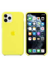 Чохол силіконовий soft-touch ARM Silicone Case для iPhone 11 Pro Max жовтий Flash фото