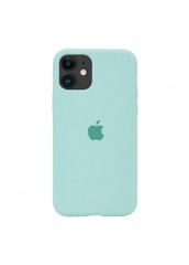 Чехол силиконовый soft-touch ARM Silicone case для iPhone 11 зеленый Marine Green фото
