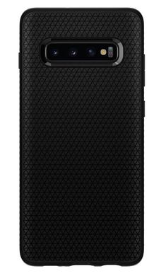 Чохол протиударний Spigen Original Liquid Air для Samsung Galaxy S10 Plus матовий чорний Matte Black фото