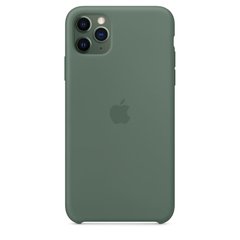 Чохол силіконовий soft-touch Apple Silicone Case для iPhone 11 Pro Max зелений Pine Green фото