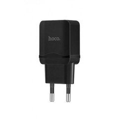 СЗУ 1USB Hoco C11 Black + USB Cable MicroUSB (1A) фото