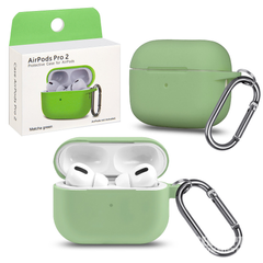 Чохол Silicone Case New for Airpods Pro 2 (matcha green) фото