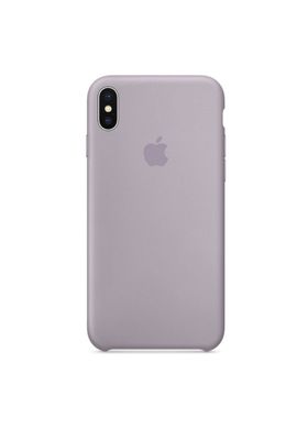 Чохол силіконовий soft-touch RCI Silicone case для iPhone Xs Max сірий Lavender фото