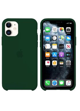 Чохол силіконовий soft-touch ARM Silicone Case для iPhone 11 зелений Dark Green фото