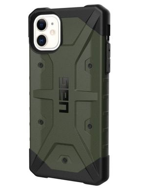 Чохол протиударний UAG Pathfinder для iPhone 11 зелений ТПУ + пластик Olive Drab фото