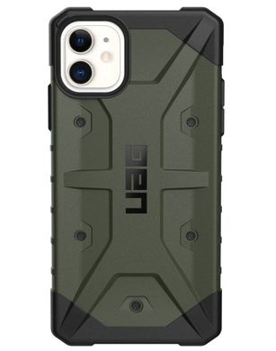 Чохол протиударний UAG Pathfinder для iPhone 11 зелений ТПУ + пластик Olive Drab фото