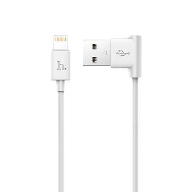Кабель Lightning to USB Hoco UPL11 1,2 метри білий White фото