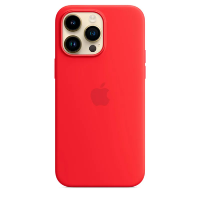 Чохол Apple Silicone case with MagSafe для iPhone 14 Pro Red ААА фото