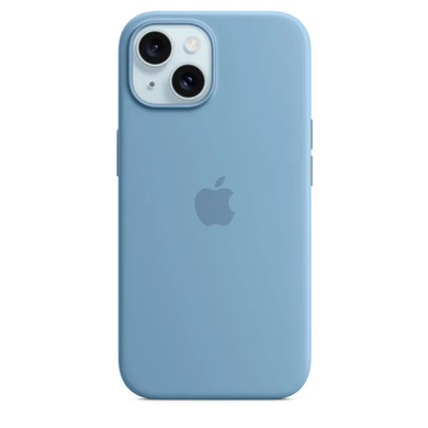 Чохол Silicone Case with MagSafe для Apple iPhone 15 Soft Mint AAA фото