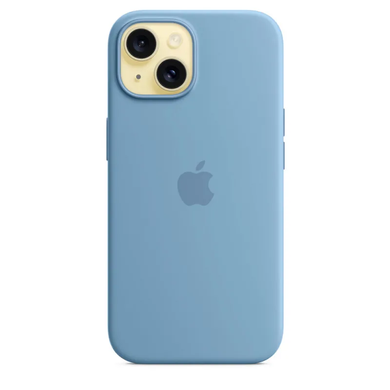 Чохол Silicone Case with MagSafe для Apple iPhone 15 Soft Mint AAA фото