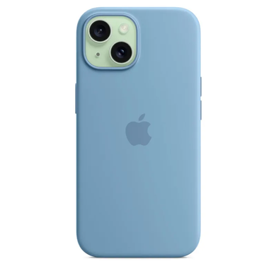 Чохол Silicone Case with MagSafe для Apple iPhone 15 Soft Mint AAA фото