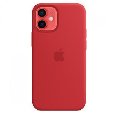 Чохол Silicone Case with Magsafe для Apple iPhone 12 mini White AAA фото