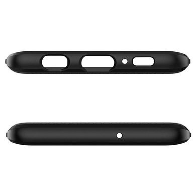 Чехол противоударный Spigen Original Liquid Air для Samsung Galaxy S10 Plus матовый черный Matte Black фото