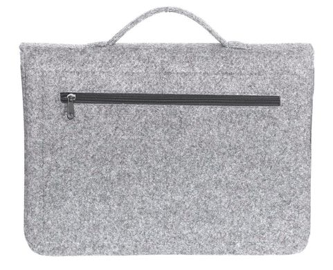 Фетровый чехол-сумка Gmakin для MacBook Air/Pro 13.3 серый с ручками (GS16) Gray фото