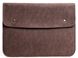 Кожаный чехол-конверт Gmakin для Macbook Air 13 (2012-2017) / Pro Retina 13 (2012-2015) коричневый (GM47) Brown