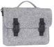 Фетровый чехол-сумка Gmakin для MacBook Air/Pro 13.3 серый с ручками (GS16) Gray