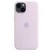 Чехол Apple Silicone case with MagSafe для iPhone 14 Lilac AAA