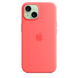 Чохол Apple Silicone case with MagSafe для iPhone 15 Guava AAA
