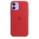 Чохол Apple Silicone case with MagSafe для Apple iPhone 12 mini Red AAA