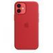 Чохол Apple Silicone case with MagSafe для Apple iPhone 12 mini Red AAA