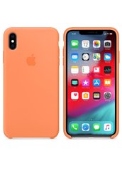 Чохол силіконовий soft-touch RCI Silicone case для iPhone Xs Max помаранчевий Papaya фото
