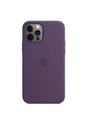 Чохол силіконовий soft-touch Apple Silicone case для iPhone 12 Pro Max фіолетовий Amethyst фото