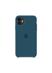 Чехол силиконовый soft-touch ARM Silicone case для iPhone 11 синий Cosmos Blue фото