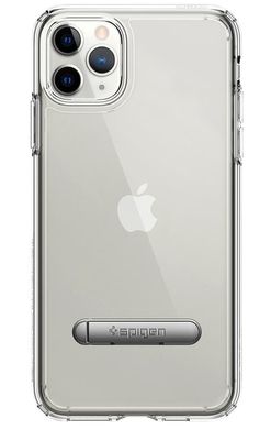 Чохол протиударний Spigen Original Ultra Hybrid S з підставкою для iPhone 11 Pro прозорий Crystal Clear фото