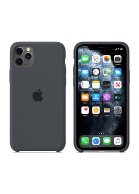 Чохол силіконовий soft-touch ARM Silicone Case для iPhone 11 Pro Max сірий Charcoal Gray фото