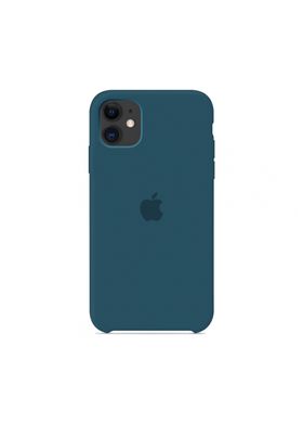 Чехол силиконовый soft-touch ARM Silicone case для iPhone 11 синий Cosmos Blue фото