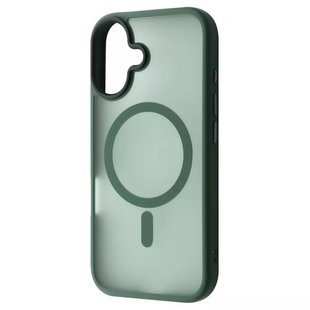 Чохол WAVE Matte Insane Case with MagSafe iPhone 16 Green фото